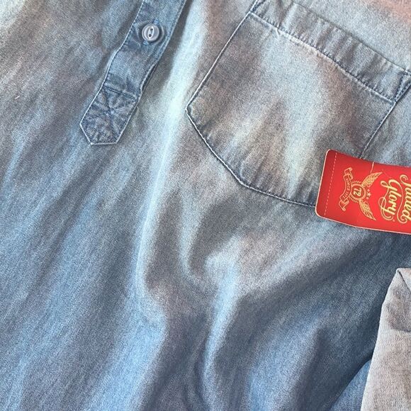 FADED GLORY DEMIN SHIRT SIZE MEDIUM - Picture 5 of 10
